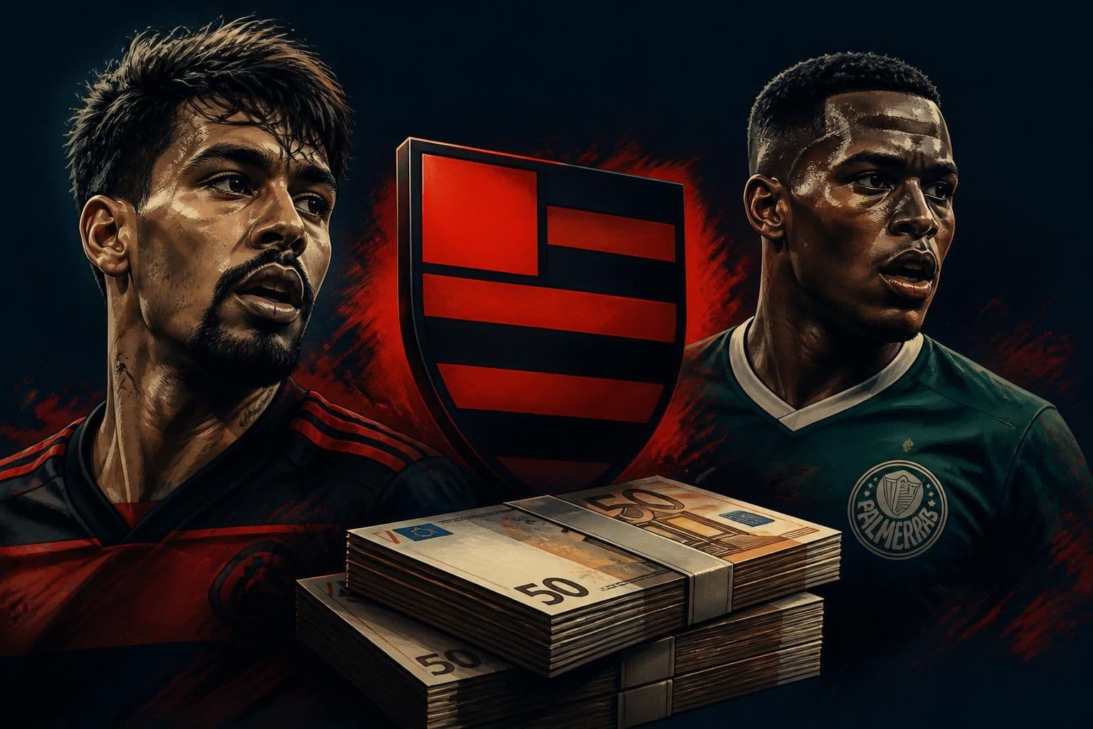Flamengo gasta R$ 260 milhões a mais que Palmeiras
