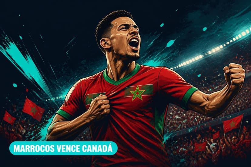 Marrocos vence Canadá por 3 a 0 e avança nas oitavas