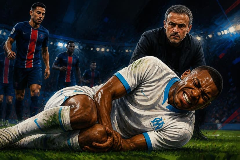Igor Paixão sofre lesão em clássico contra o PSG