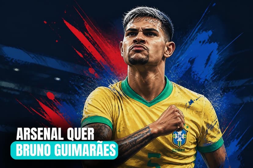 Arsenal tenta contratar Bruno Guimarães do Newcastle