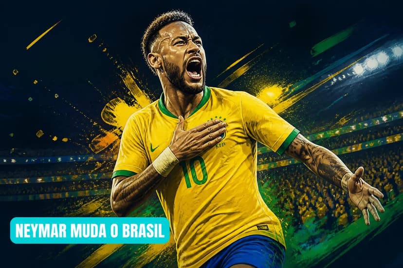 Neymar pode mudar estilo tático da Seleção Brasileira