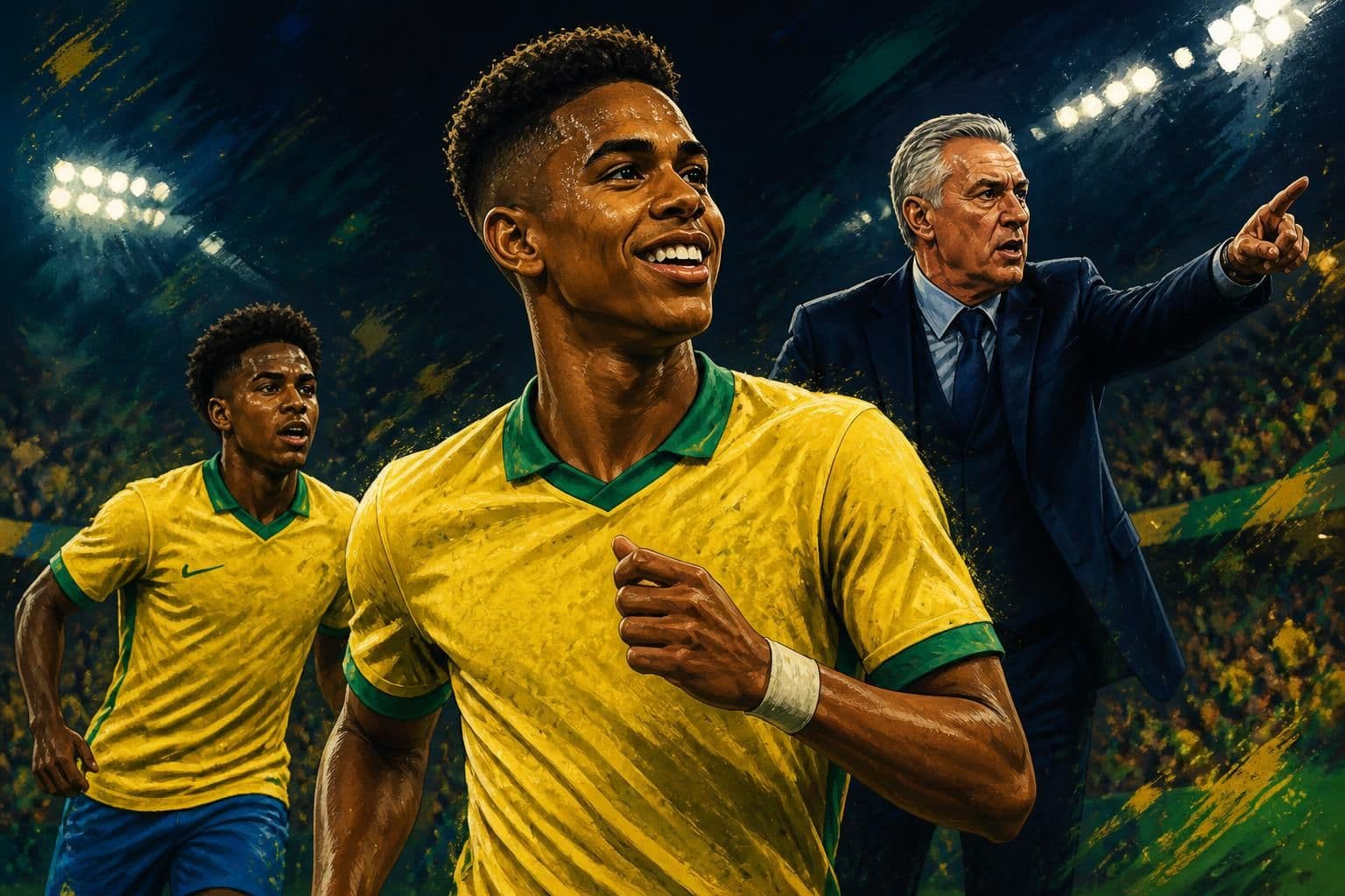 Ancelotti banca Estêvão na Seleção Brasileira