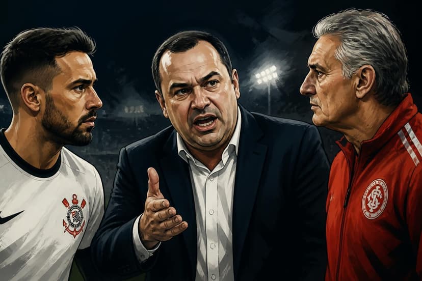 Marcelo Paz critica arbitragem de Inter x Corinthians
