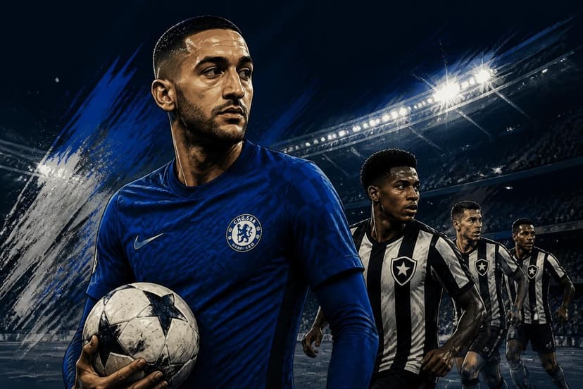 Botafogo mantém negociação com Ziyech na reta final