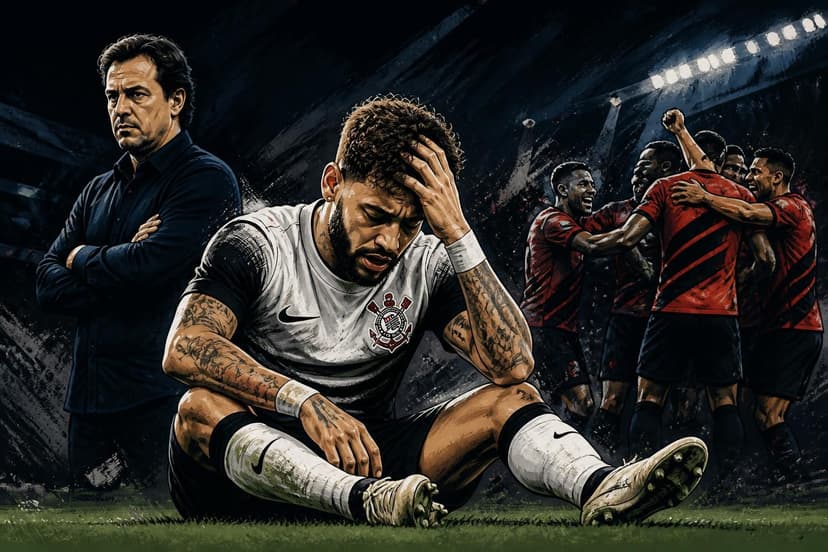 Corinthians empata com Athletico-PR e perde Yuri Alberto