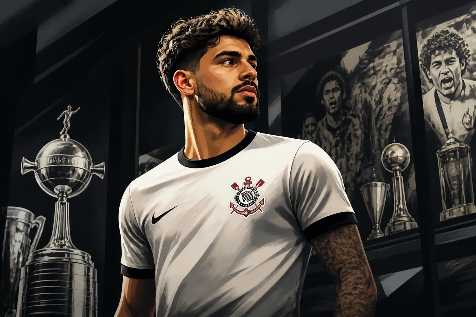 Polícia recupera camisa de Yuri Alberto furtada no Corinthians