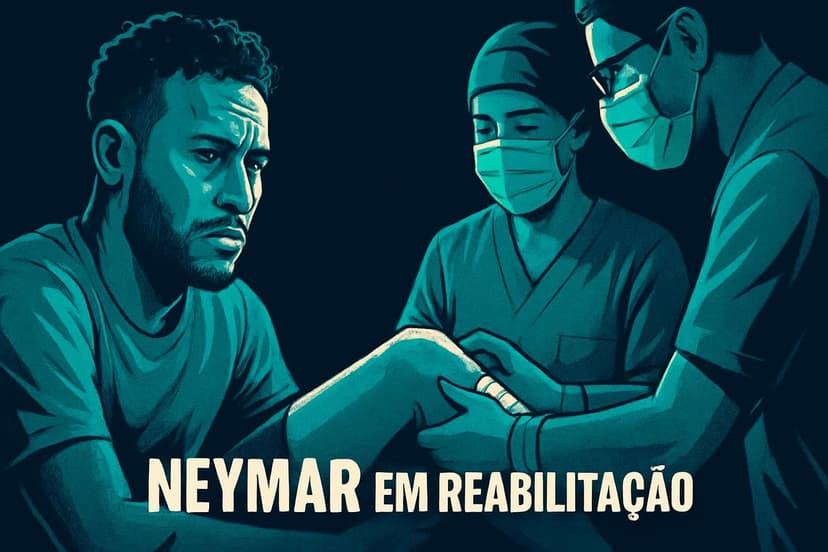 Neymar fora do Brasil contra Marrocos por lesão na panturrilha