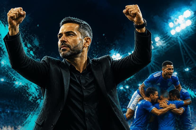 Artur Jorge leva Cruzeiro à liderança no turno do Brasileirão