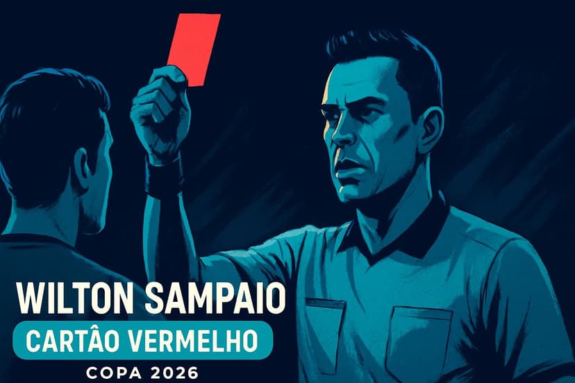 Wilton Sampaio expulsa 3 jogadores na abertura da Copa do Mundo 2026