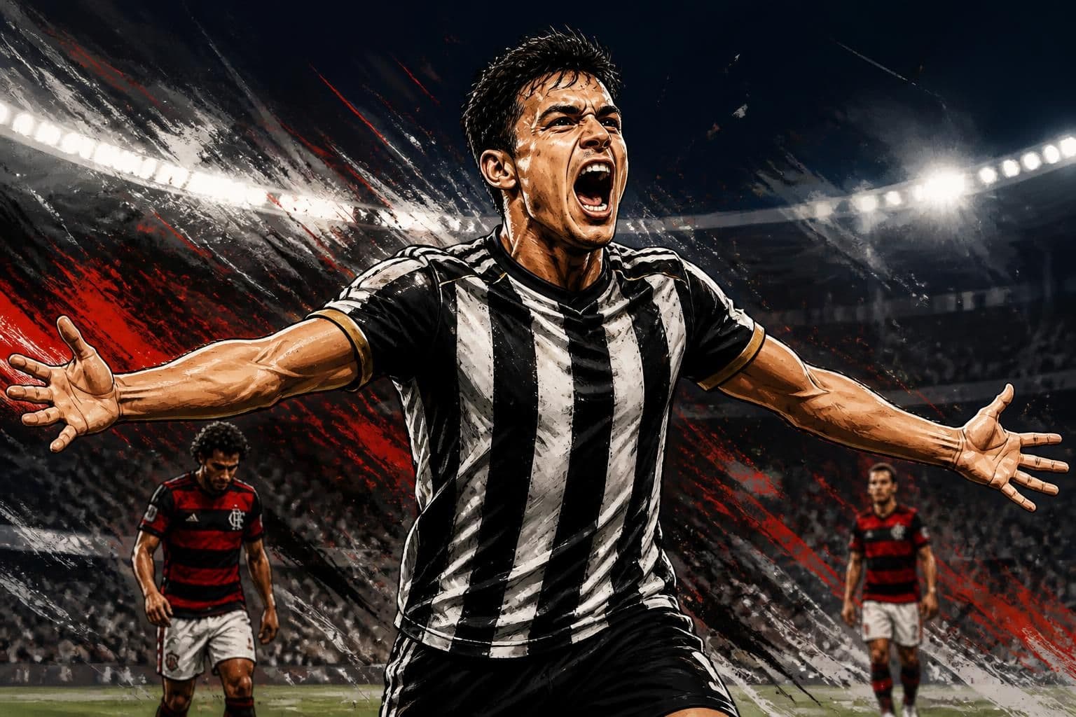 Reinier celebra melhor fase no Atlético-MG