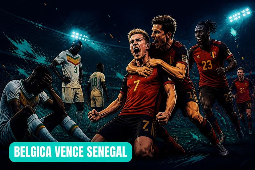 Bélgica vence Senegal e confirma maldição africana na Copa