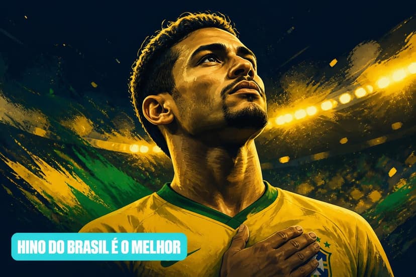 Hino do Brasil é o mais bonito da Copa 2026