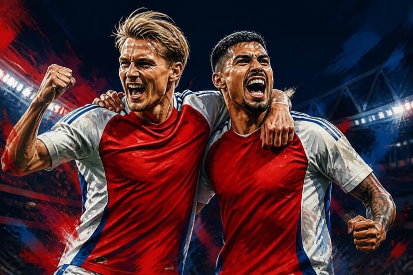 Odegaard elogia Bruno Guimarães no Arsenal