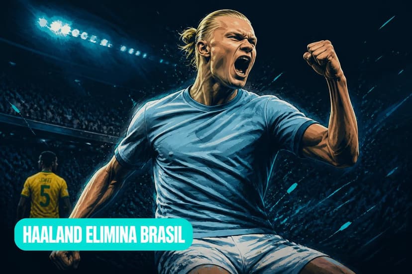 Haaland Igual Messi e Mbappé na Artilharia da Copa