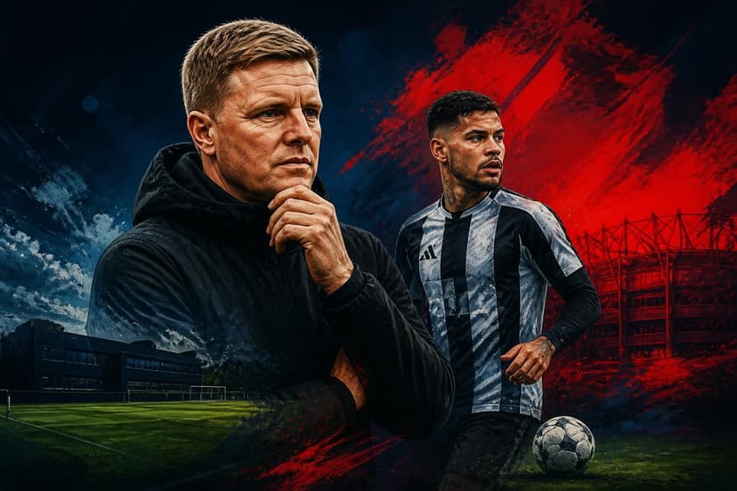 Eddie Howe incerto sobre futuro de Bruno Guimarães