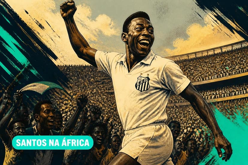 A excursão do Santos de Pelé na RD Congo
