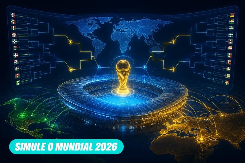 Simulador Copa do Mundo 2026: Veja o Chaveamento