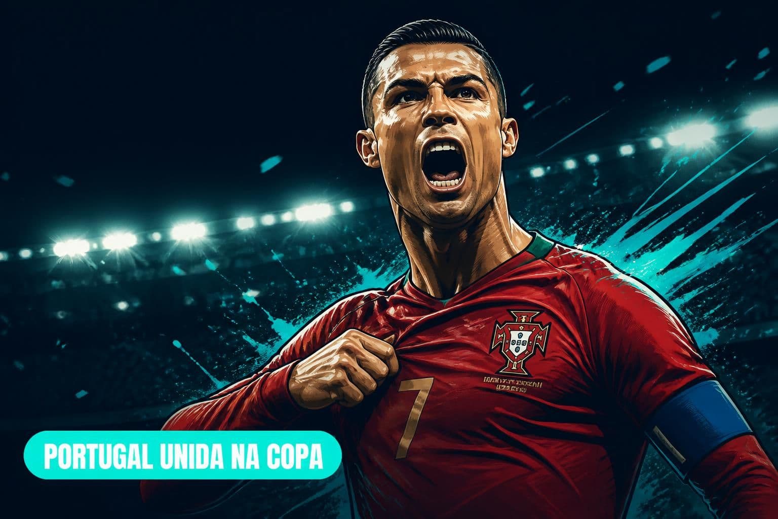 Cristiano Ronaldo celebra vitória de Portugal na Copa 2026