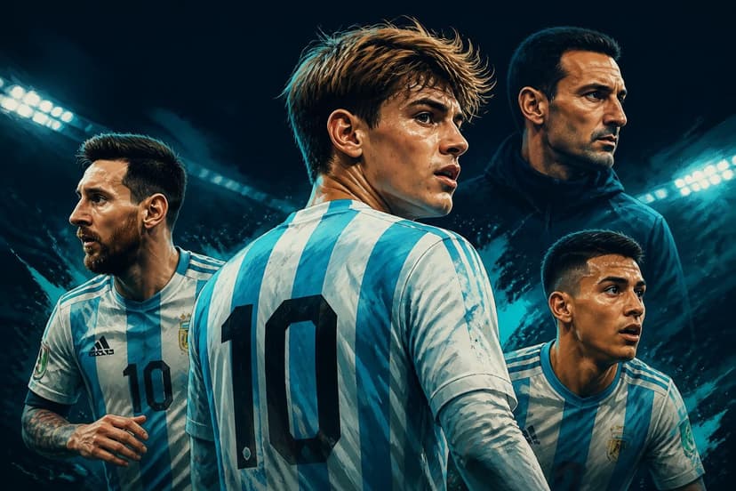 Sucessor de Messi na Argentina: Nico Paz e Almada
