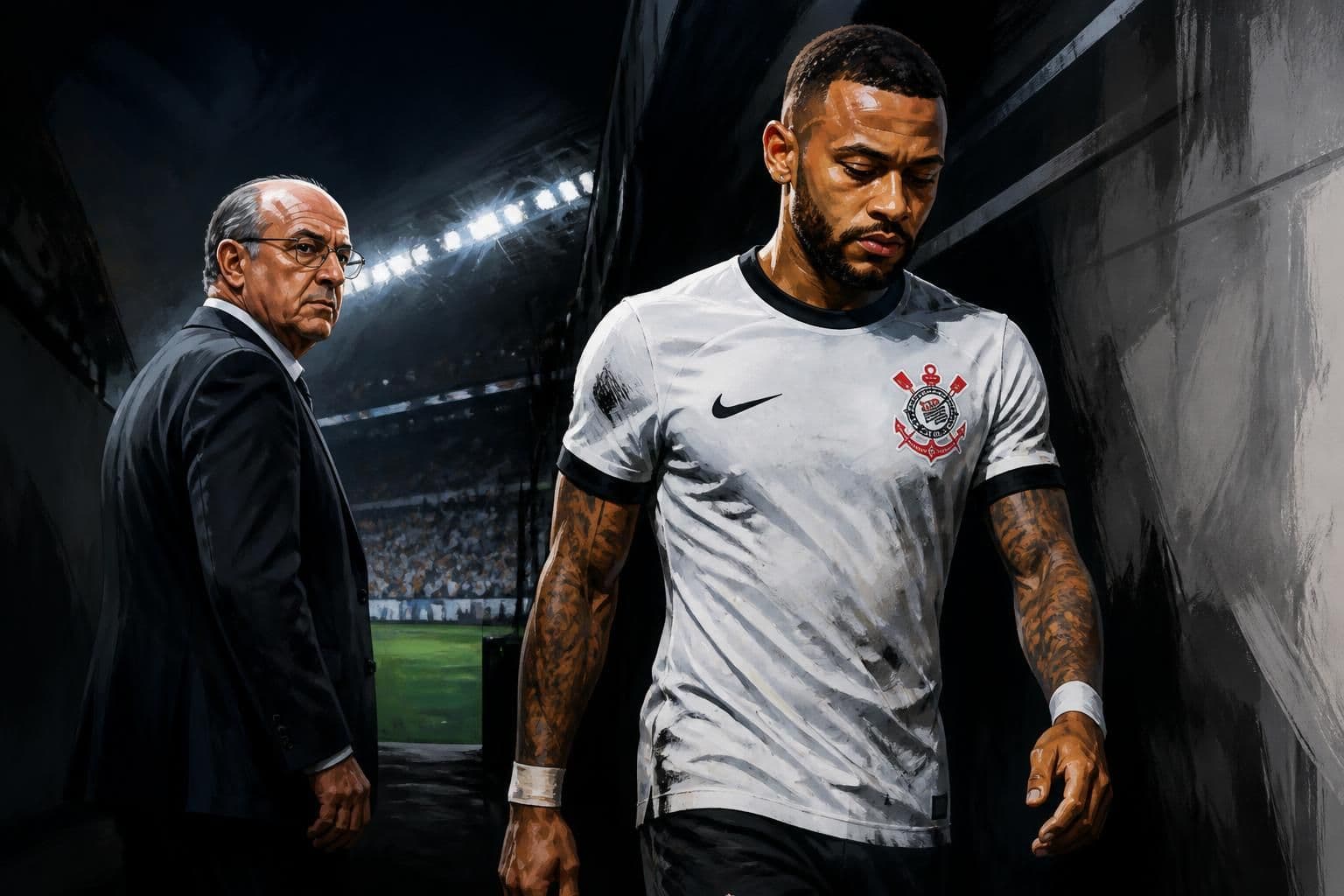 Stabile veta renovação de Memphis Depay no Corinthians
