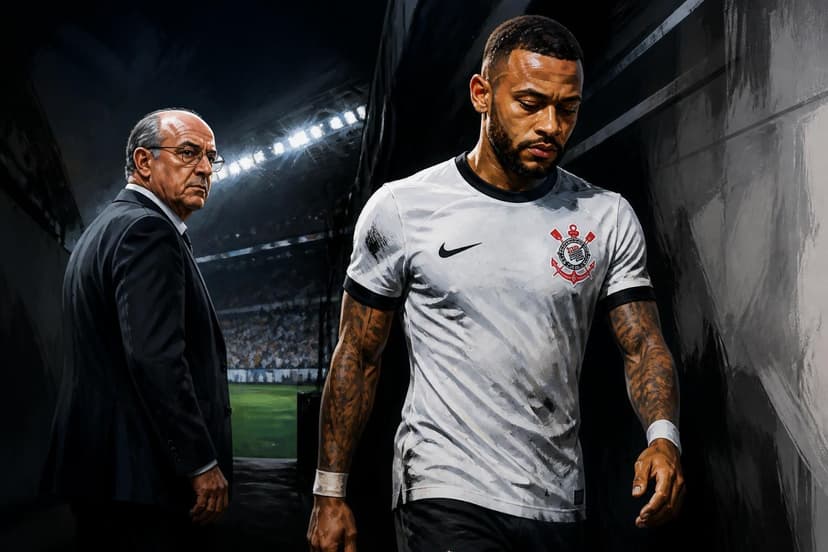 Stabile veta renovação de Memphis Depay no Corinthians