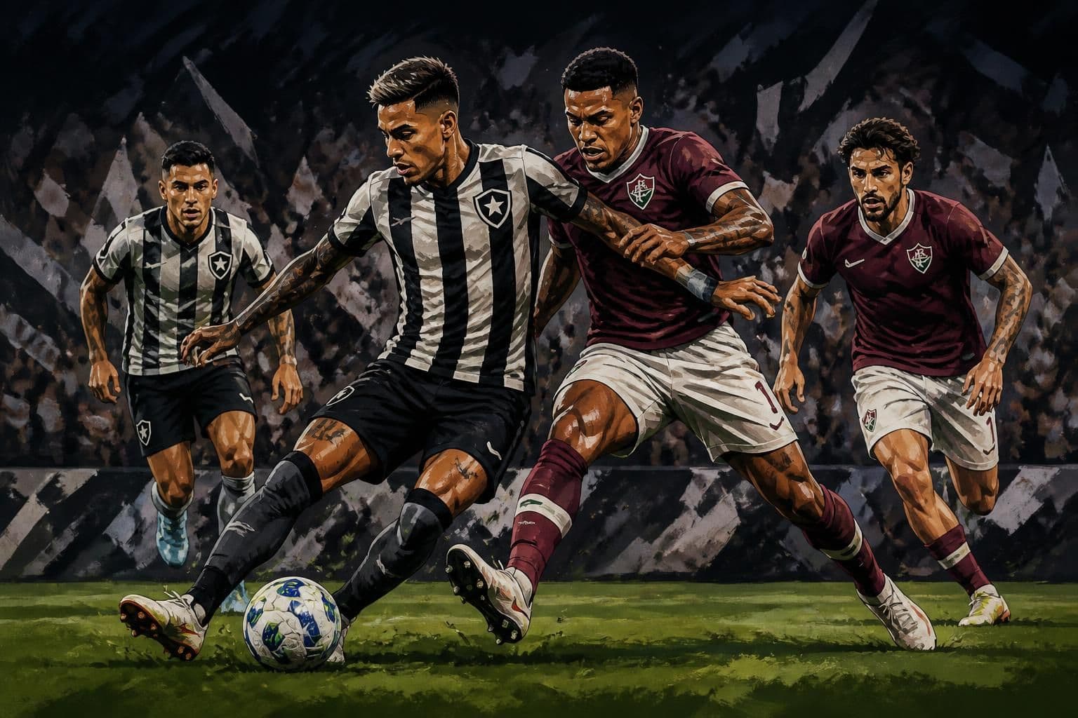 Botafogo encara Fluminense em busca de vitória no clássico