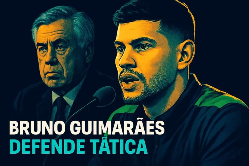 Bruno Guimarães defende pragmatismo de Ancelotti na Seleção