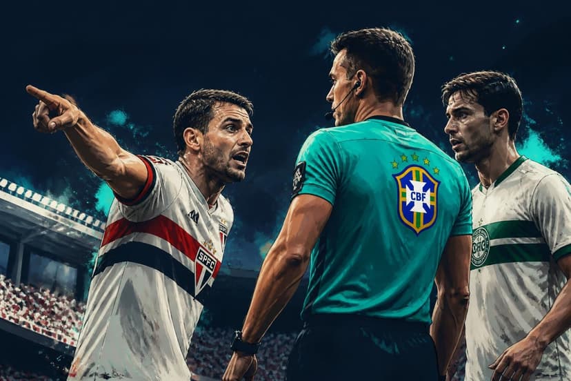 CBF admite erro em pênalti de Calleri no Morumbis