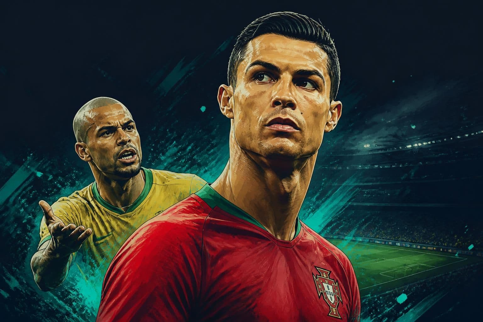 CR7 curte post de Felipe Melo sobre Portugal