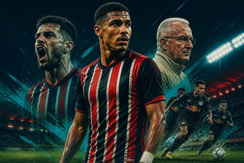 Gustavo Santana titular do São Paulo contra Bragantino; veja escalação