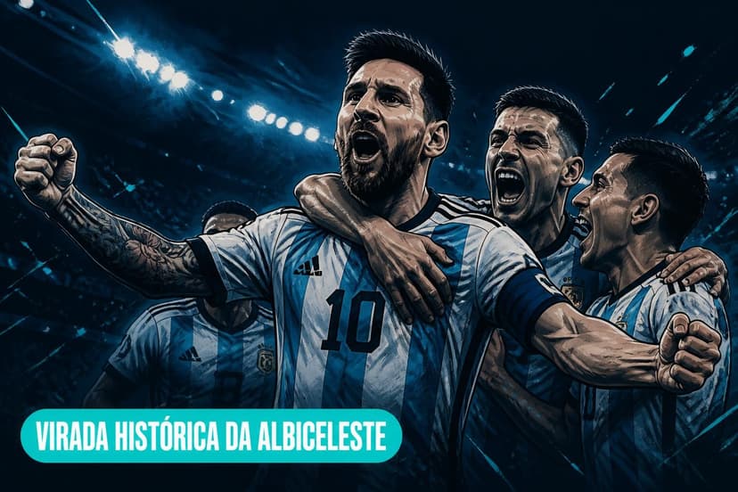 Argentina vence Egito por 3x2 e avança nas quartas da Copa