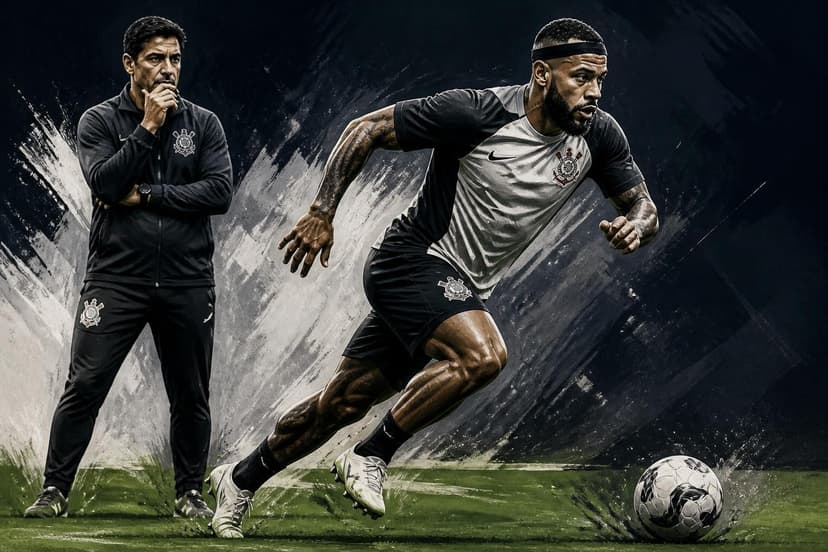 Memphis Depay retoma sequência no Corinthians após retorno ao Brasil