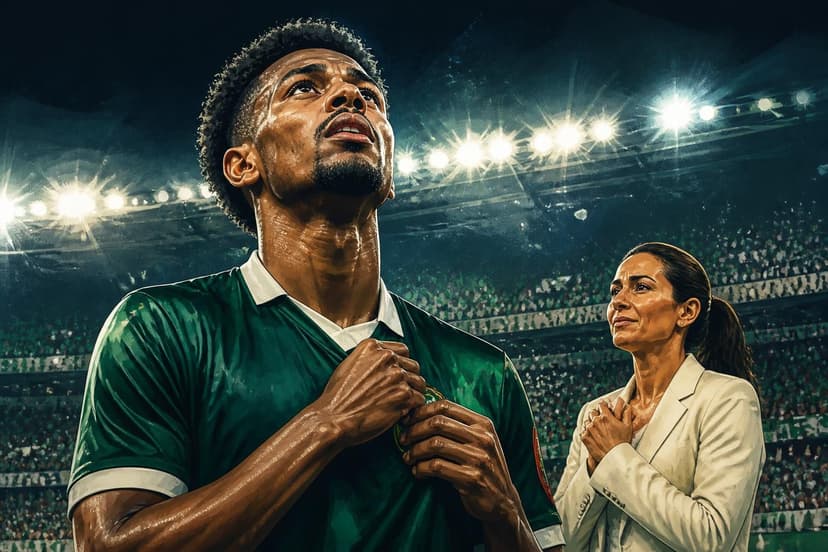 Marlon Freitas homenageia mãe em gol pelo Palmeiras