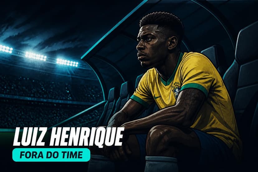 Luiz Henrique perde espaço na Seleção Brasileira na Copa