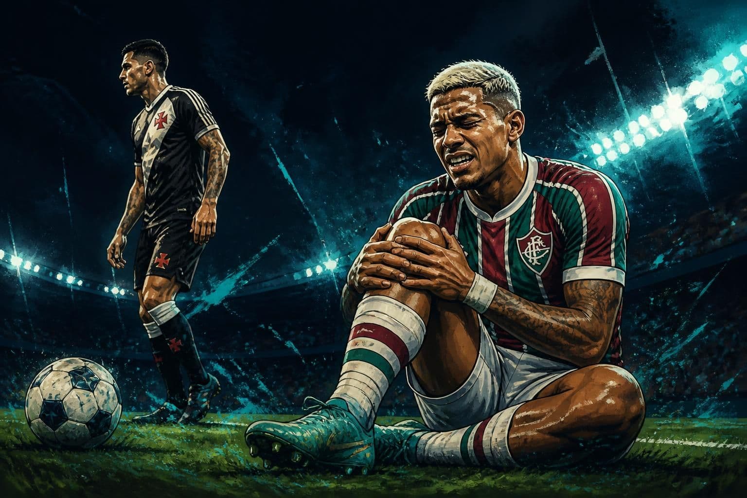 John Kennedy sofre lesão no joelho e operará