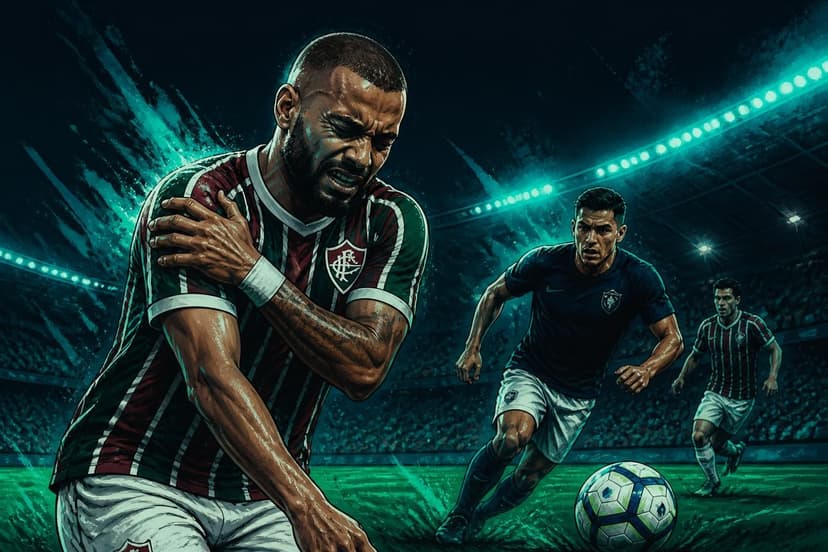 Samuel Xavier sofre lesão no ombro em jogo do Fluminense