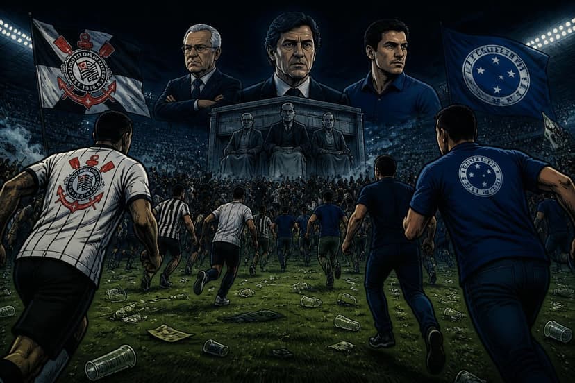 Corinthians é denunciado ao STJD por tumulto contra Cruzeiro