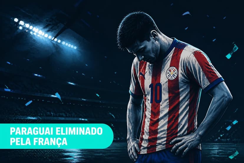 Paraguai eliminado pela França nas oitavas de final da Copa