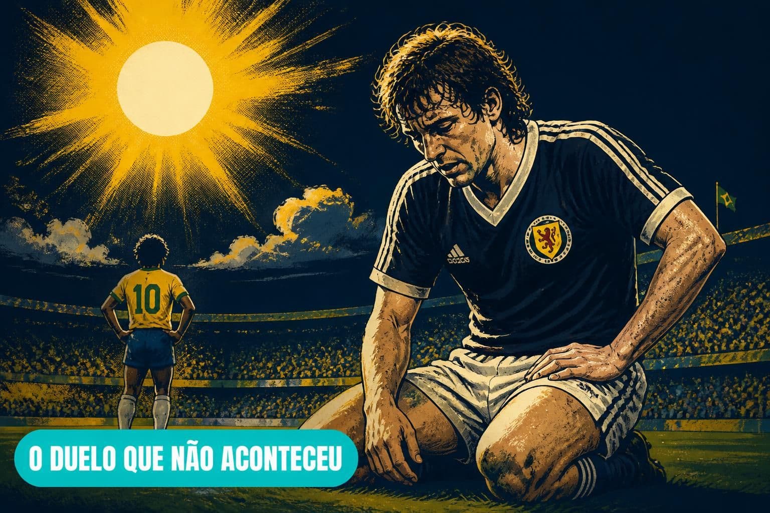 O dia em que Alan Brazil não enfrentou o Brasil
