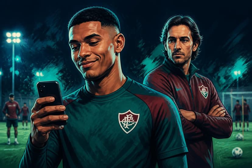 Riquelme Felipe reage à demissão de Zubeldía no Fluminense