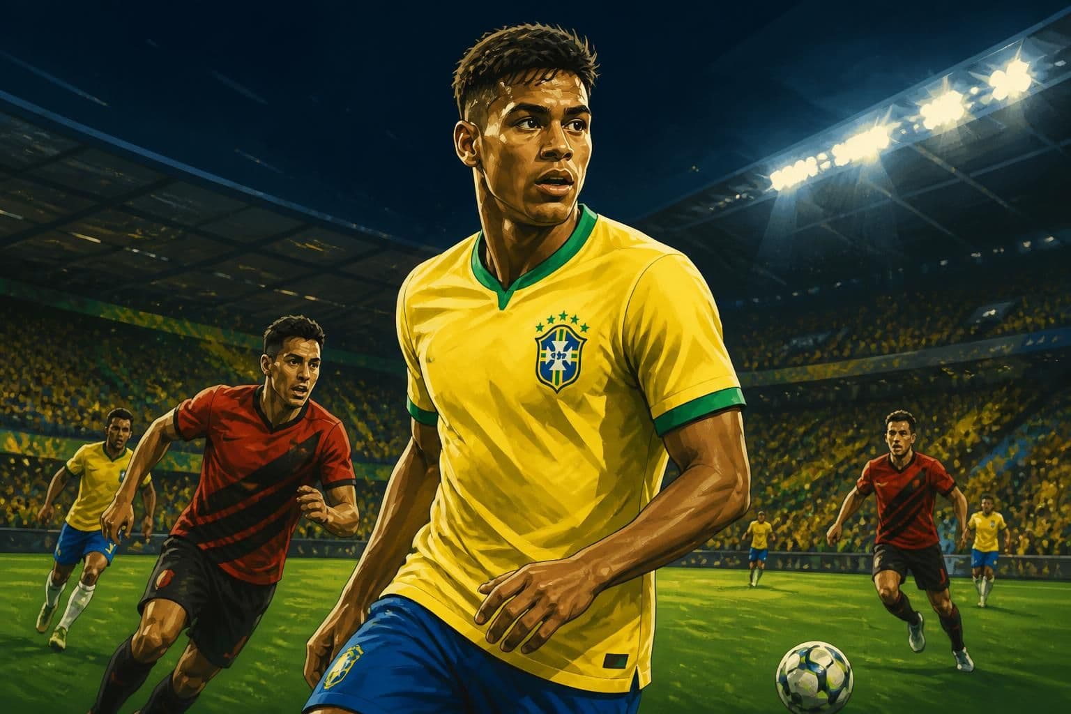 Arthur Dias estreia pela Seleção Brasileira contra Austrália