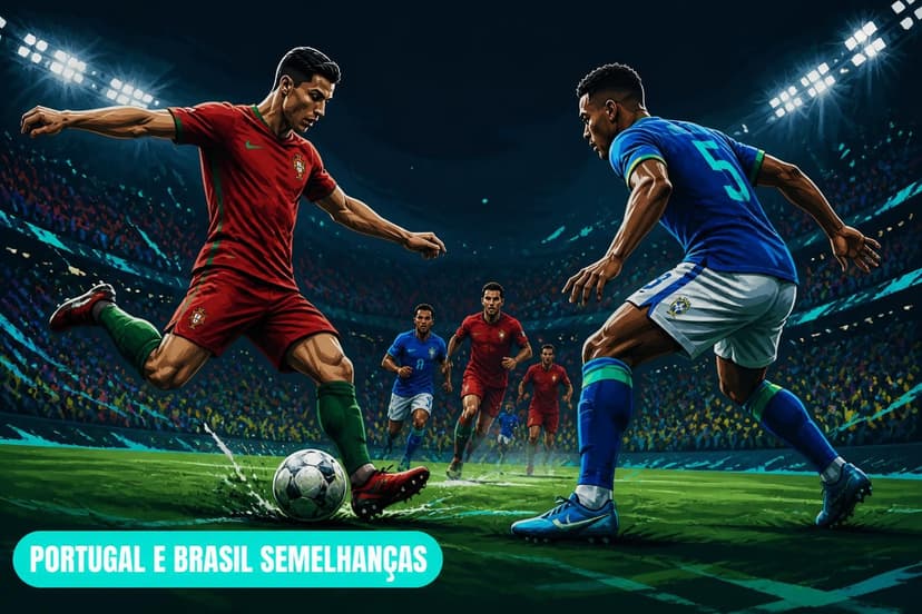 Portugal e Brasil: Semelhanças e Caminho ao Título na Copa