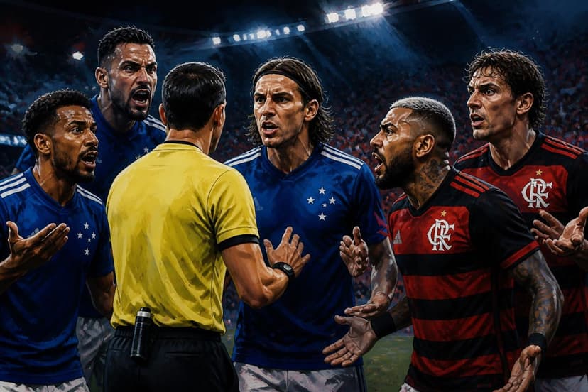 Cruzeiro e Flamengo empatam em jogo tenso na Libertadores