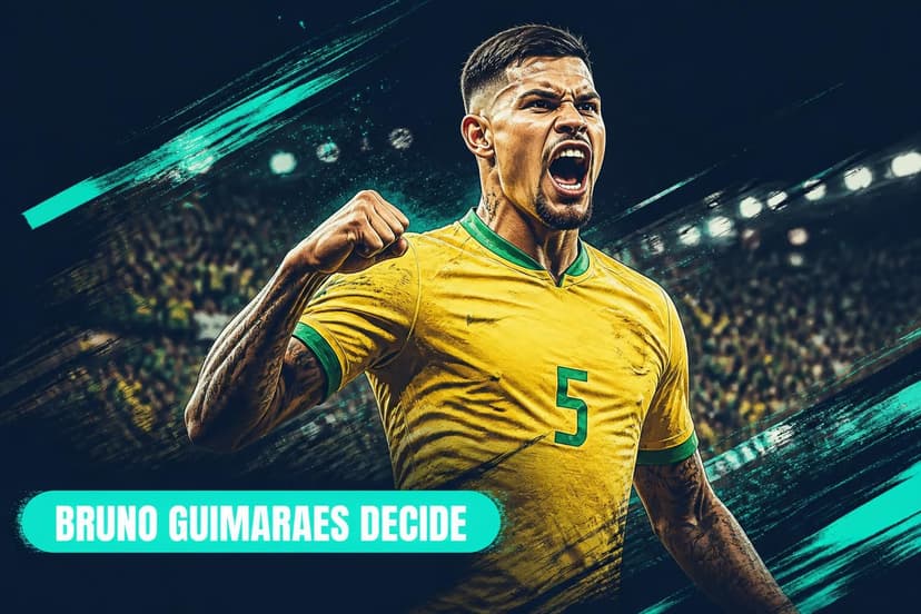 Bruno Guimarães decide e garante Brasil nas oitavas