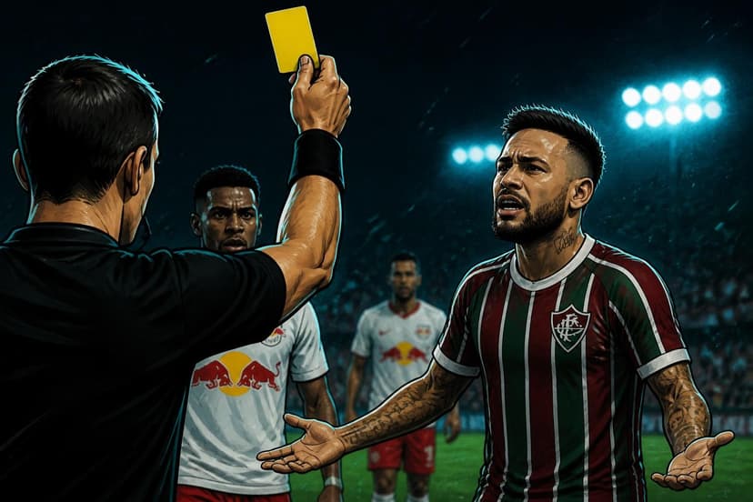 Lucho Acosta: histórico de cartões gera alerta no Fluminense