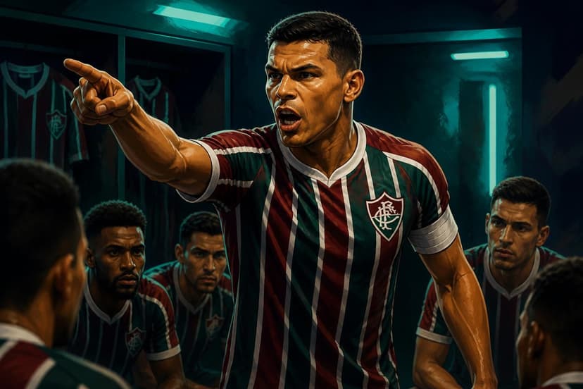 Thiago Silva reassume liderança e capitania no Fluminense