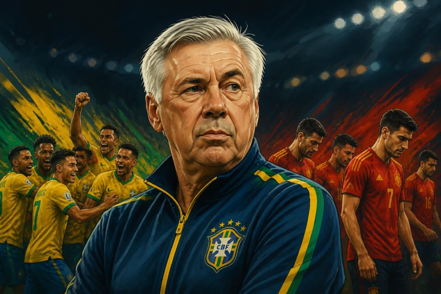 Ancelotti aponta lição da Espanha para o Brasil