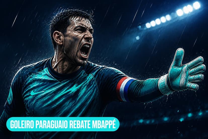 Goleiro paraguaio responde Mbappé e defende jogo duro