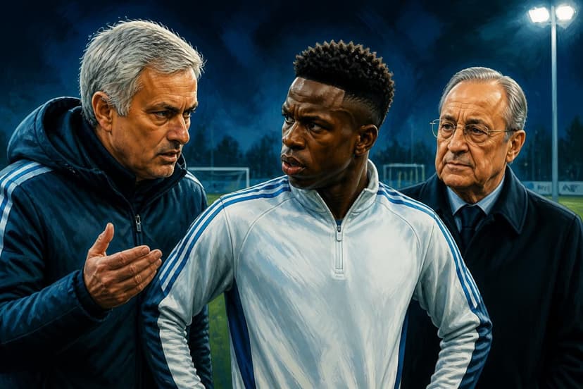 Mourinho revela bastidores da renovação de Vini Jr
