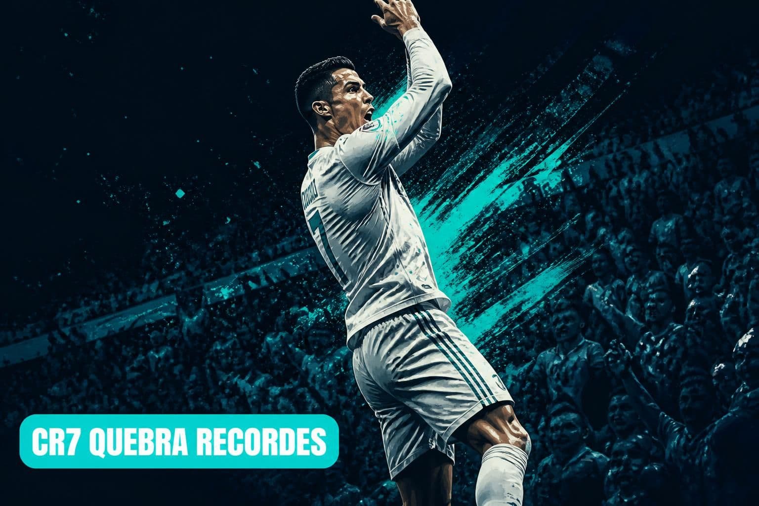 Cristiano Ronaldo quebra recorde em goleada de Portugal